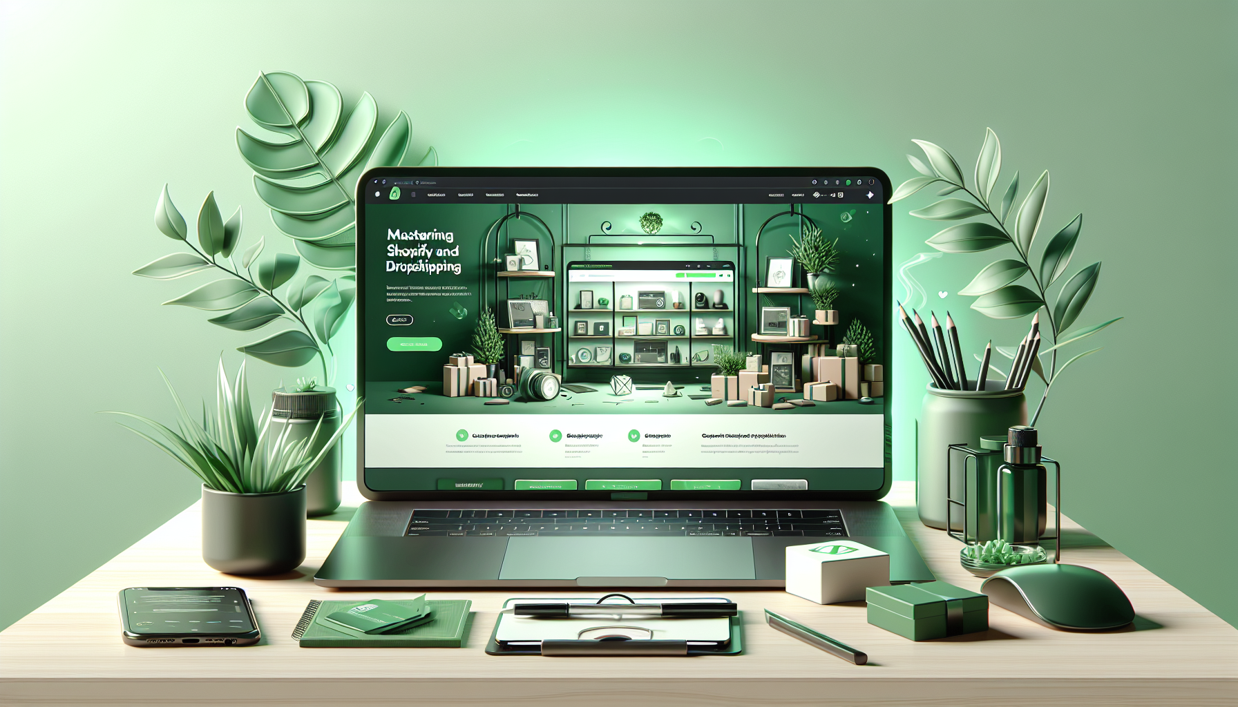 Dominar Shopify y Dropshipping Contra Entrega: La Guía Real 2026 — ilustración