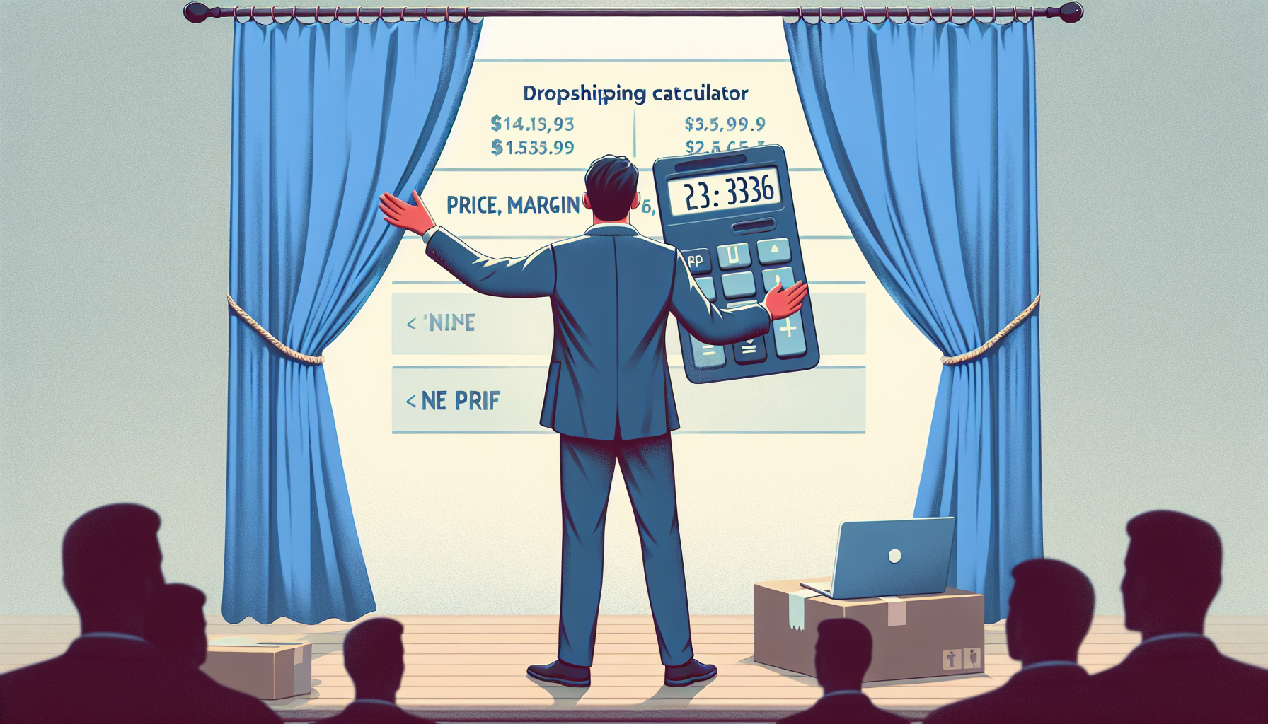 CPA Dropshipping: Calcular Fórmula Contra Entrega 2026 — ilustración