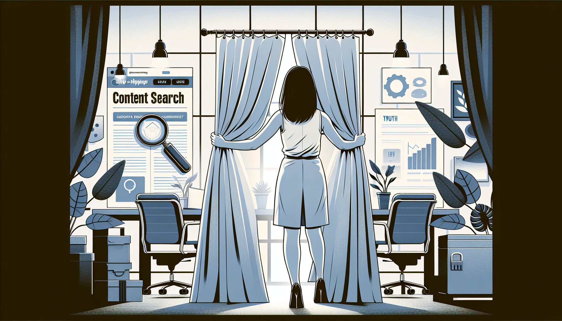 Por Qué Búsqueda Contenido Es El Secreto Detrás de las Ventas en Dropshipping — ilustración