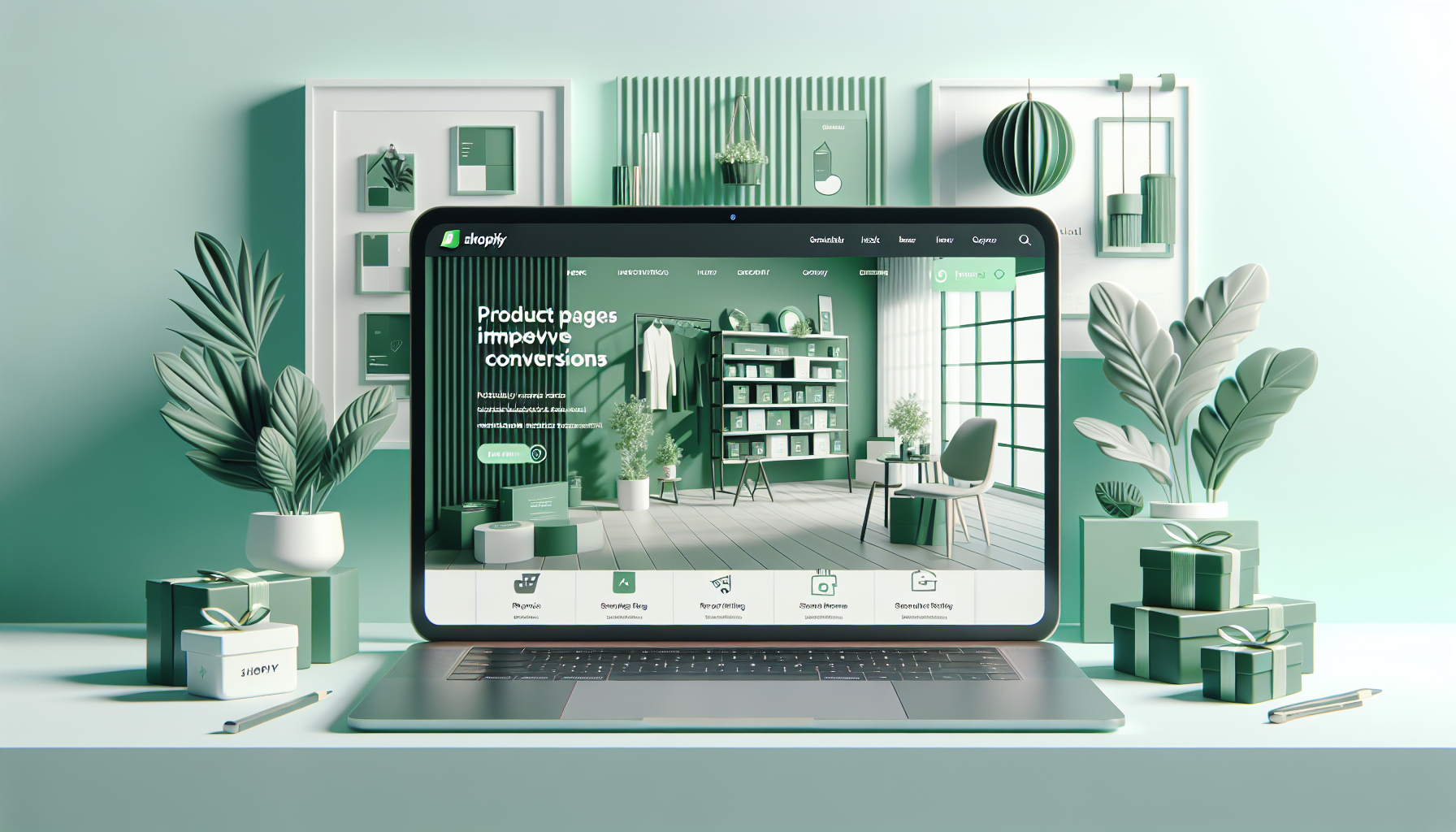 Página de Producto Shopify: Los 9 Hacks que Multiplican la Conversión — ilustración