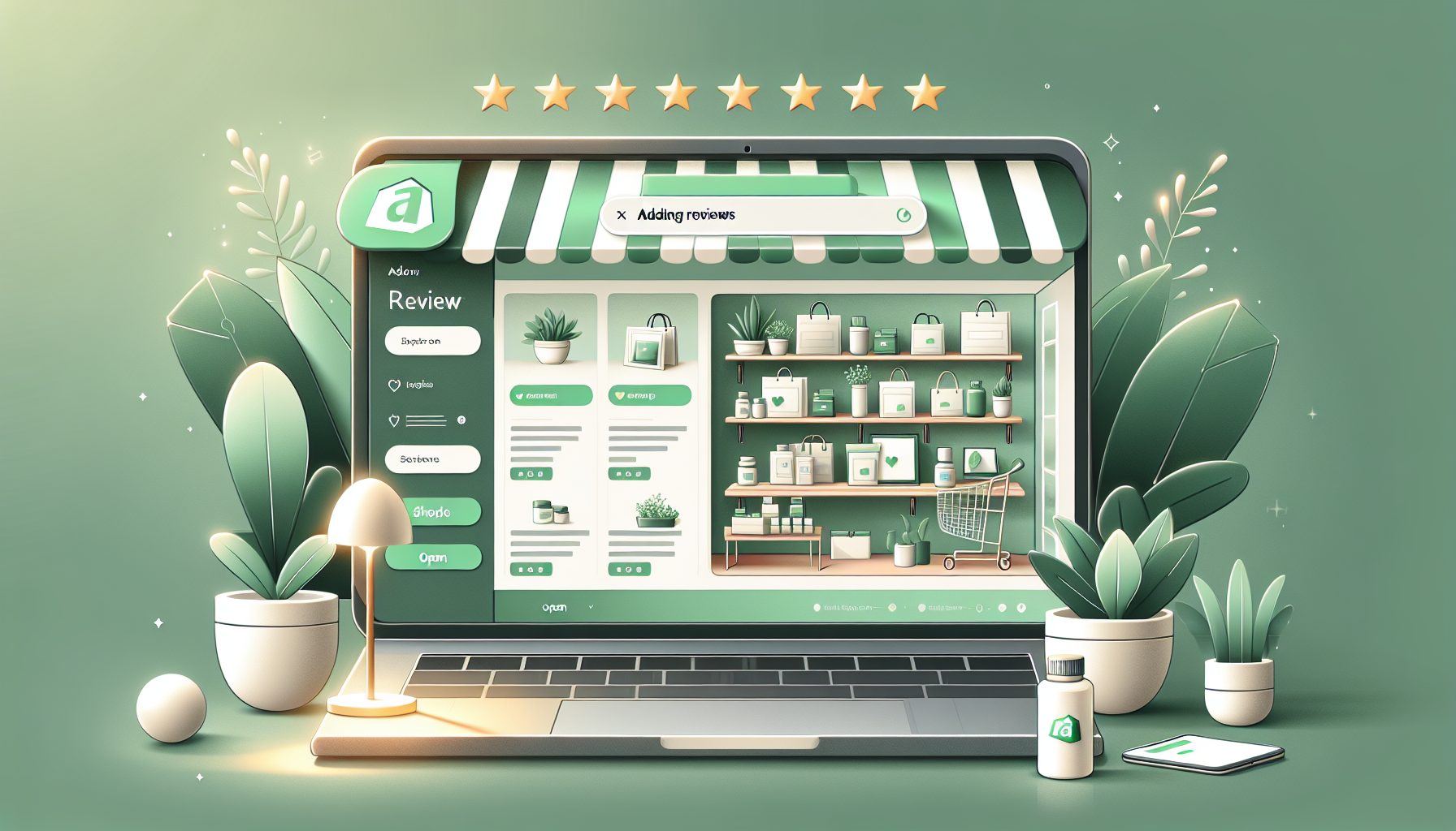 Agregar Reseñas en Shopify: Tutorial Completo para Más Ventas 2026 — ilustración