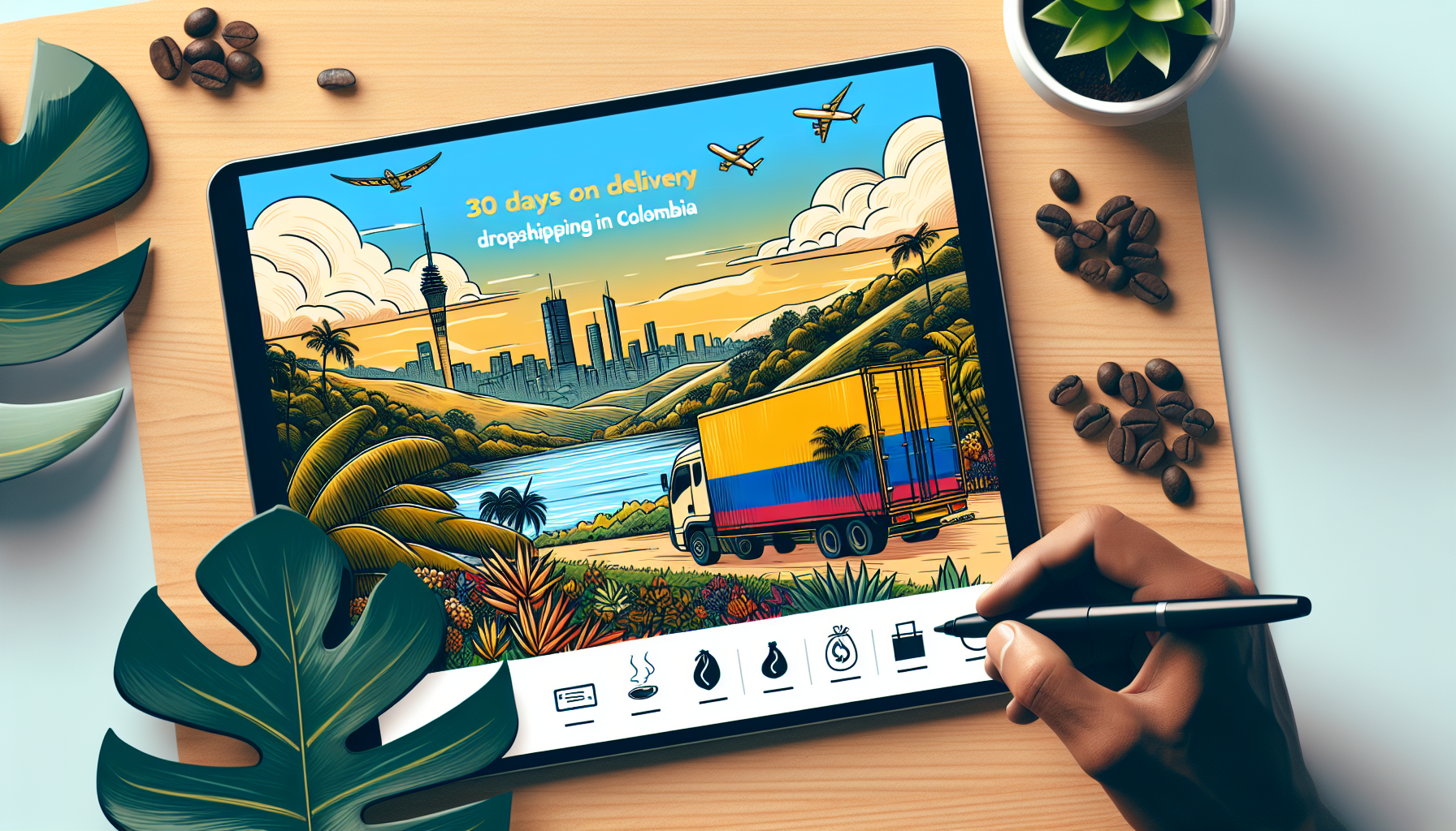 Dropshipping Contra Entrega en Colombia: Todo lo que Debes Saber — ilustración