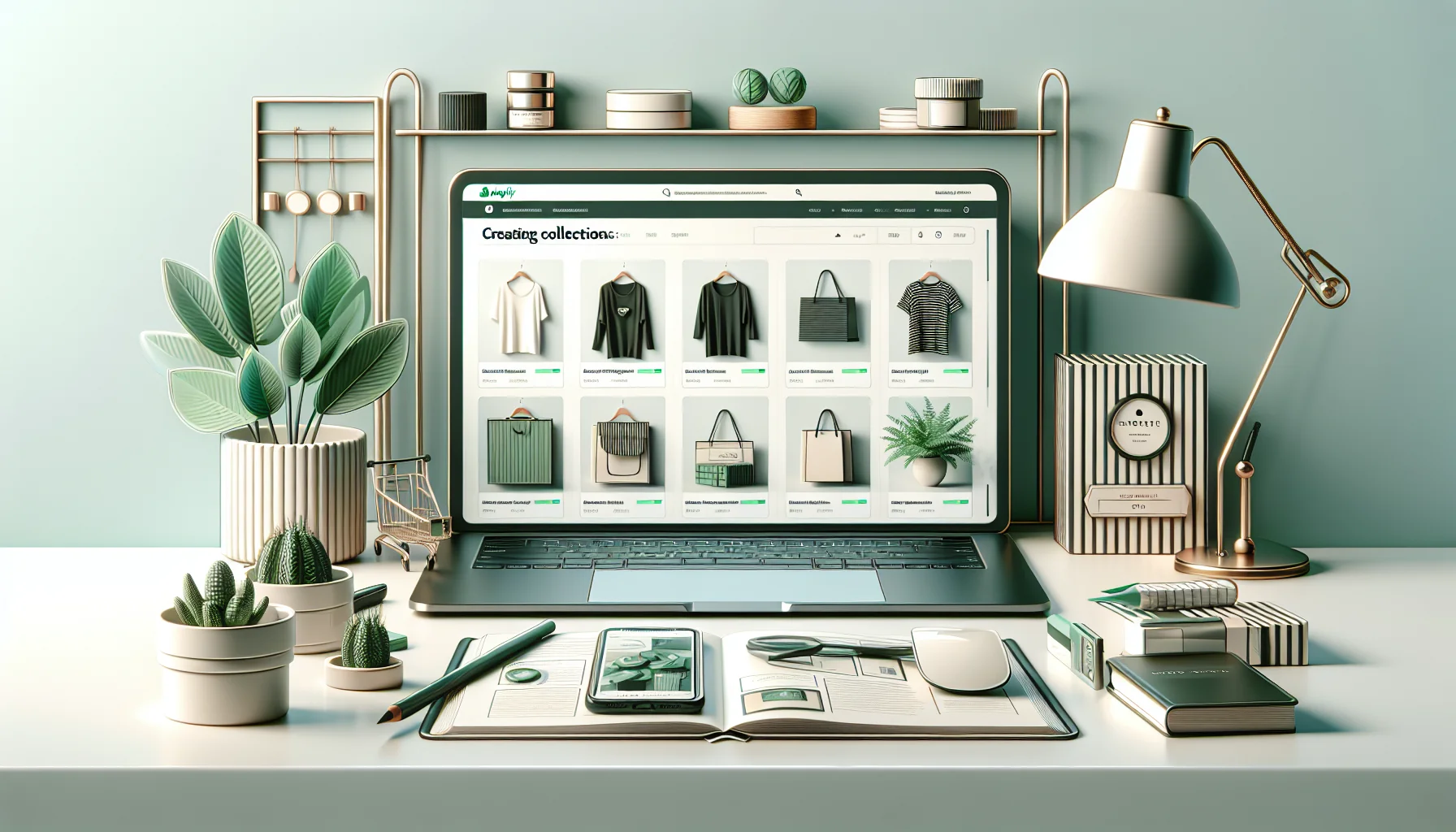 Crear Colecciones Shopify: 5 Pasos que Cambiarán tu Tienda 2026 — ilustración