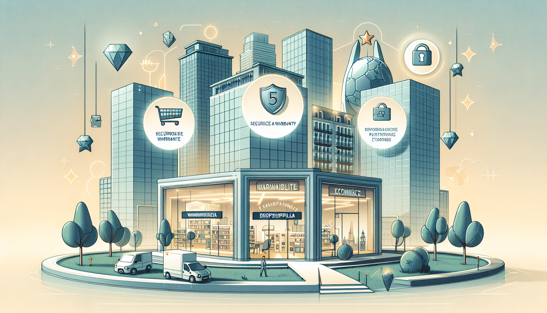 Guía Completa sobre Garantías en Dropshipping en España — ilustración