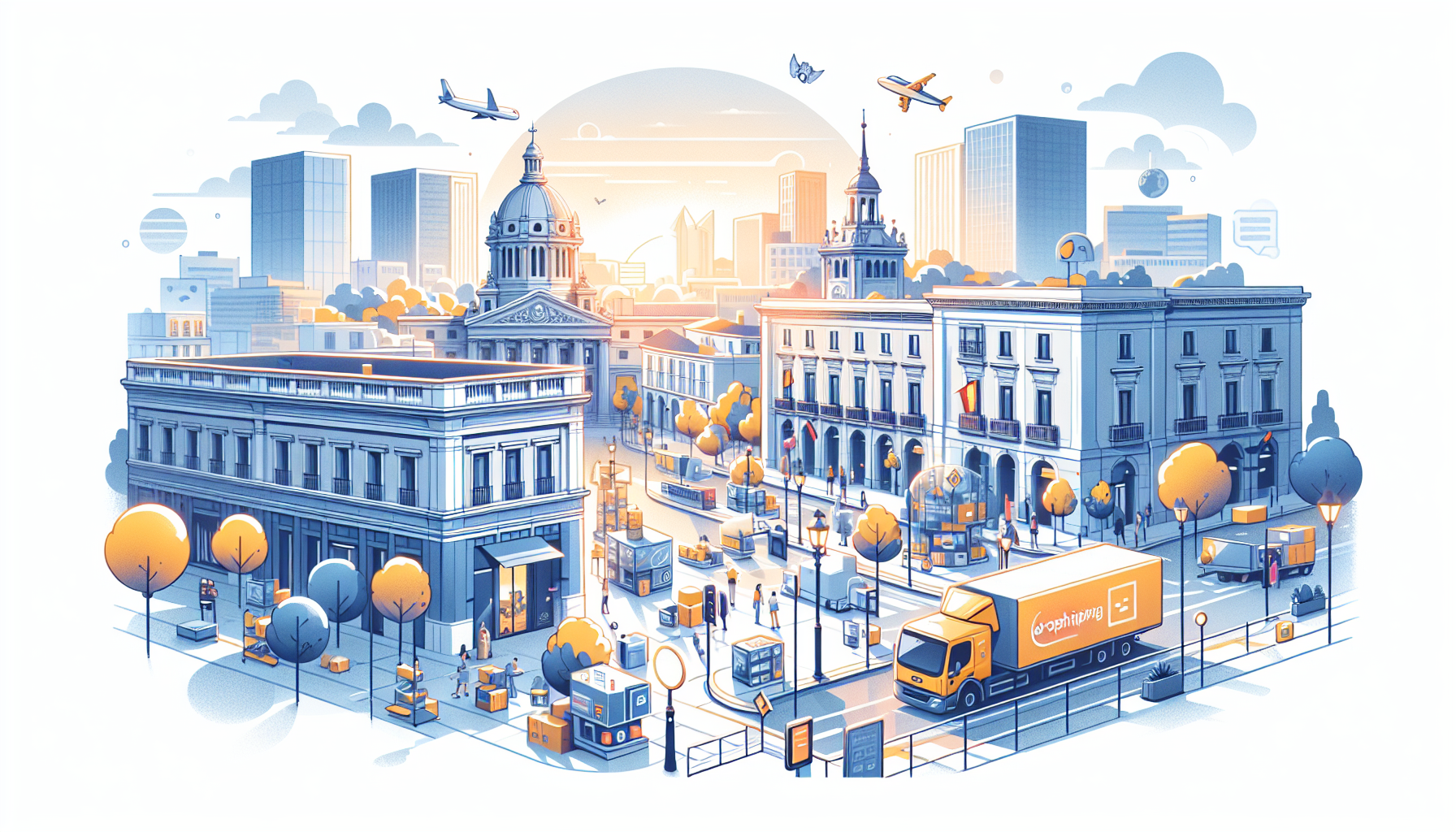 Estrategias de Dropshipping en España: Claves para el Éxito — ilustración