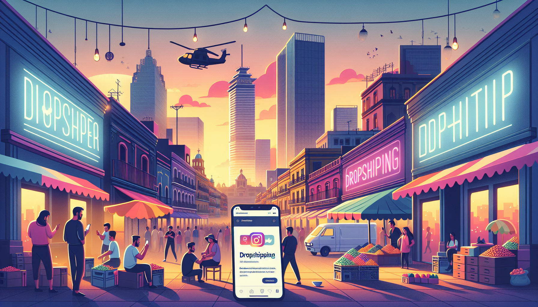 Cómo Triunfar en el Dropshipping en México en 2026 — ilustración