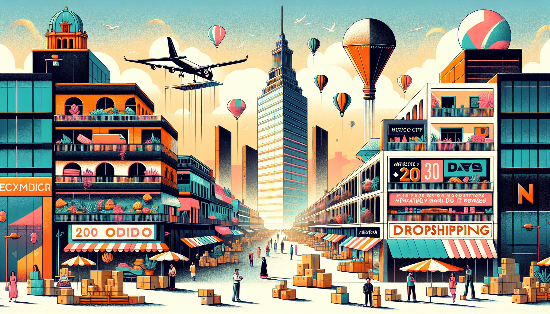 Cómo Alcanzar el Éxito en Dropshipping en México — ilustración