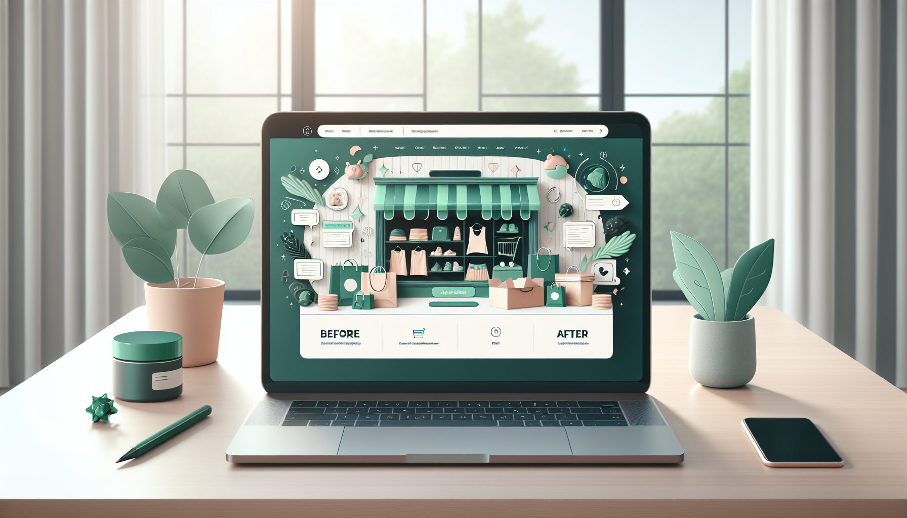El SECRETO para un Antes/Después Efectivo en tu Landing Page — ilustración
