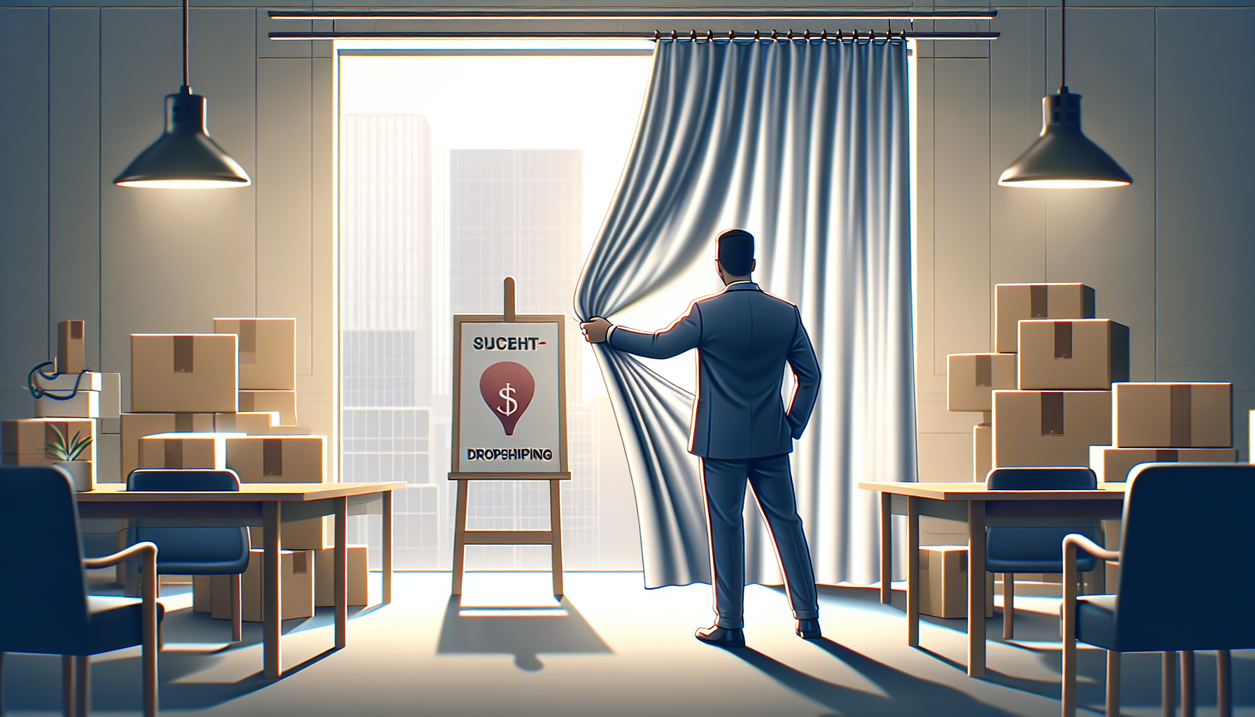 Guía definitiva para triunfar en dropshipping en español 2026 — ilustración