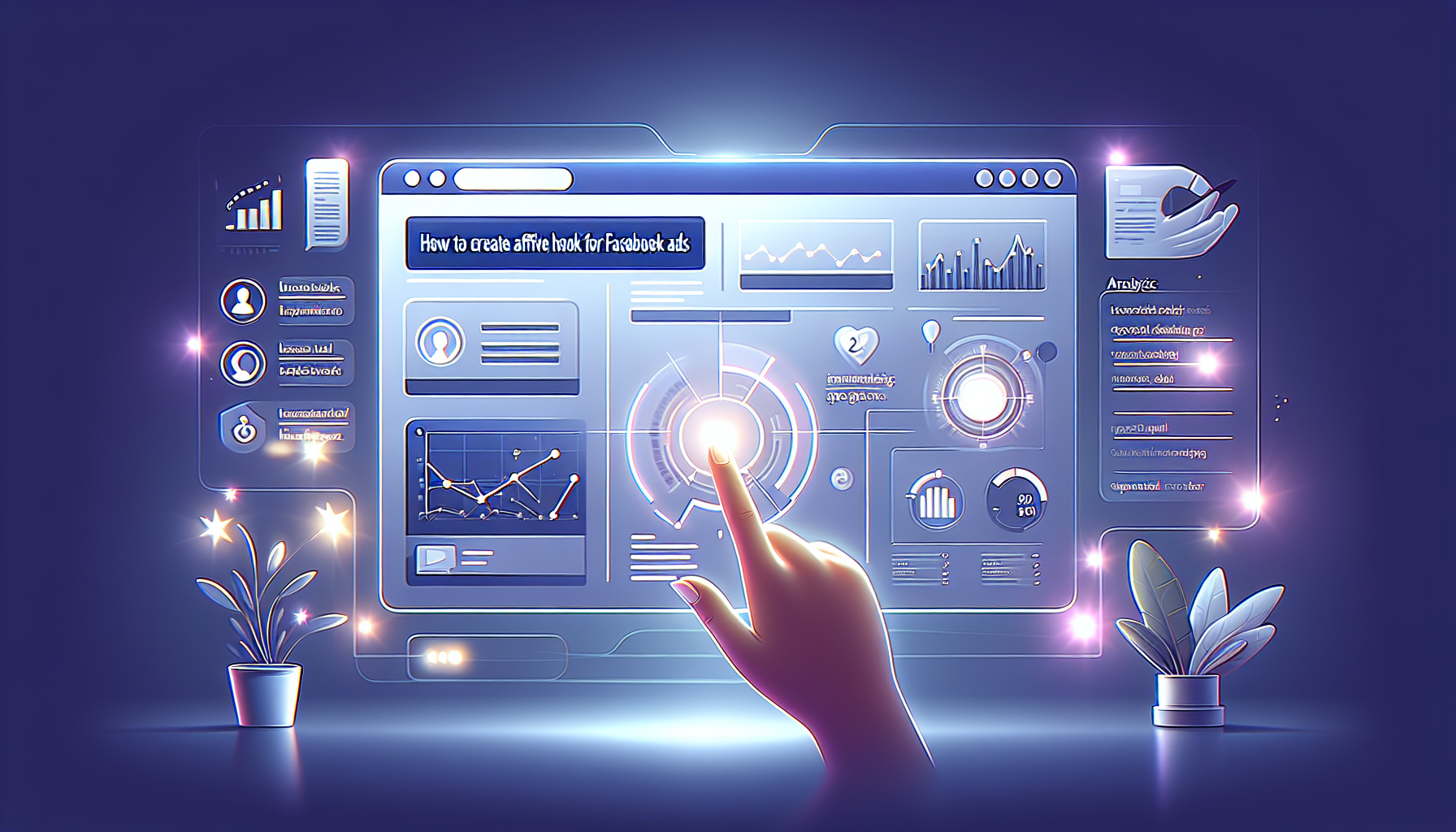 Como Crear un Hook Efectivo para tus Anuncios de Facebook Ads que Sí Convierte — ilustración