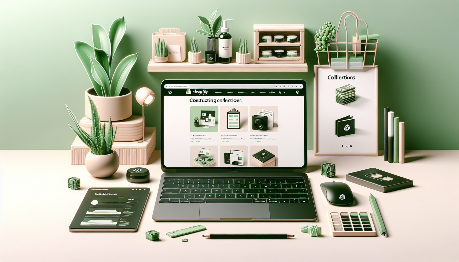 Crear colecciones tu tienda Shopify: configuración completa 2026 — ilustración