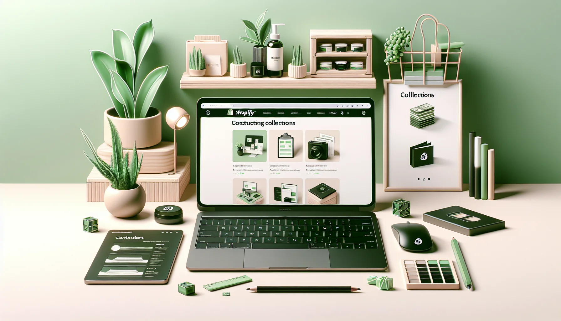 Crear colecciones tu tienda Shopify: configuración completa 2026 — ilustración