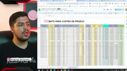 Screenshot real del video: Aprende a Costear Productos Dropshipping: La Plantilla Real que Uso